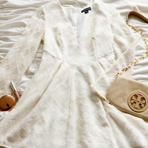 Stylestalker x Shopbop Ivory Long Sleeve Dress - Picture 2 of 4